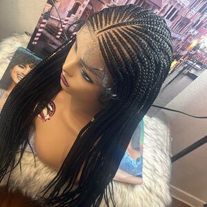 - Beautiful Fulani cornrow lace frontal ❤️